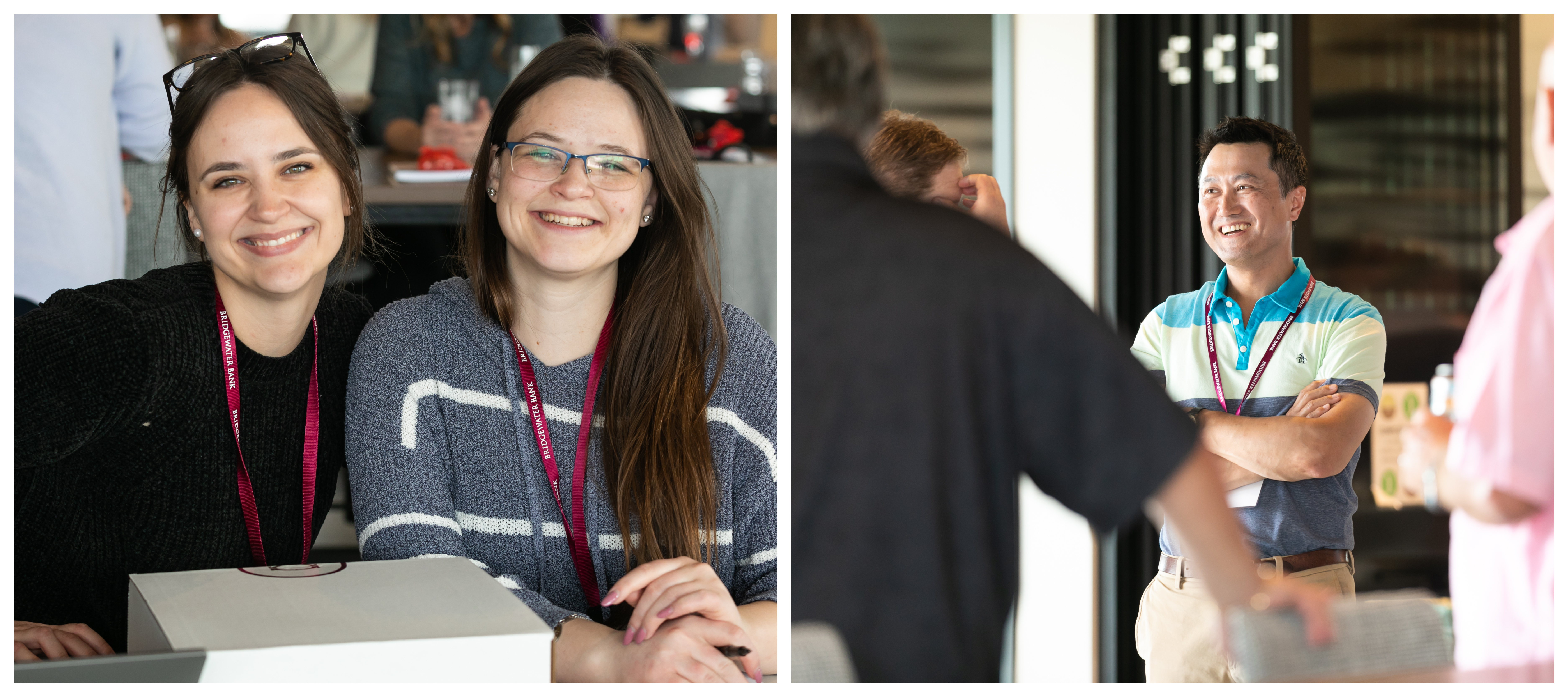 Palmciti Bank team culture photos.